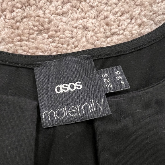 ASOS black maternity dress - Picture 4 of 7